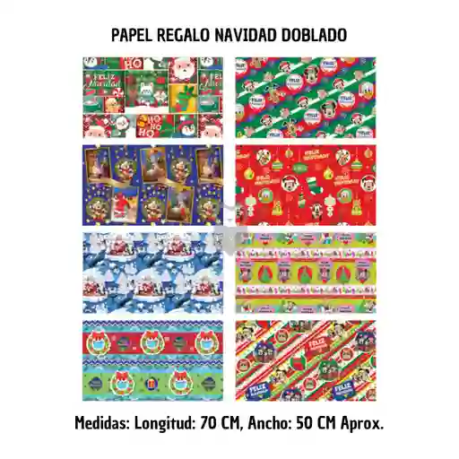Papel Regalo Navidad Doblado