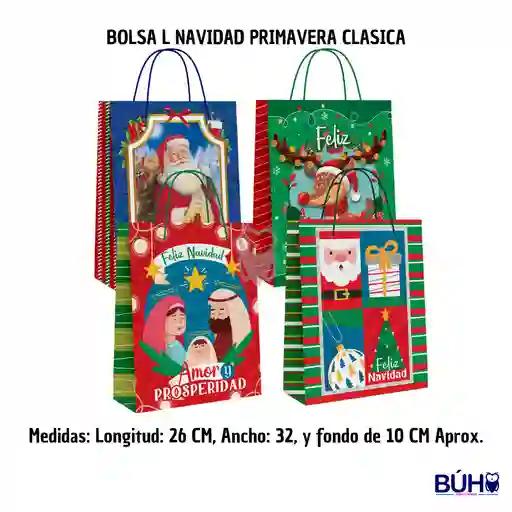 Bolsa Grande Navidad Primavera Clasica