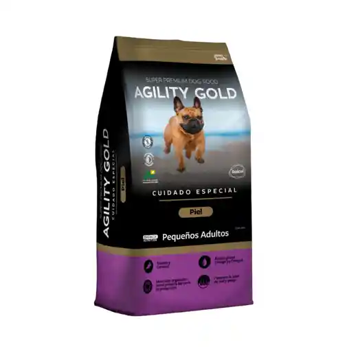 Concentrado Agility Gold Piel Pequeños Adultos X 3 Kilos