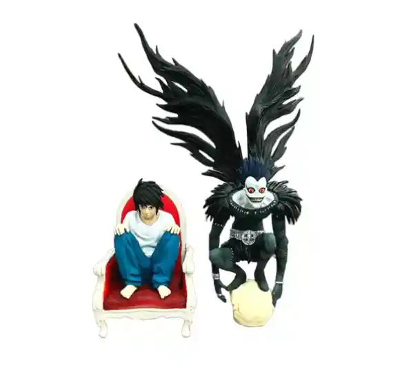 Death Note Figuras De Colección X2 L Y Riuk Animé