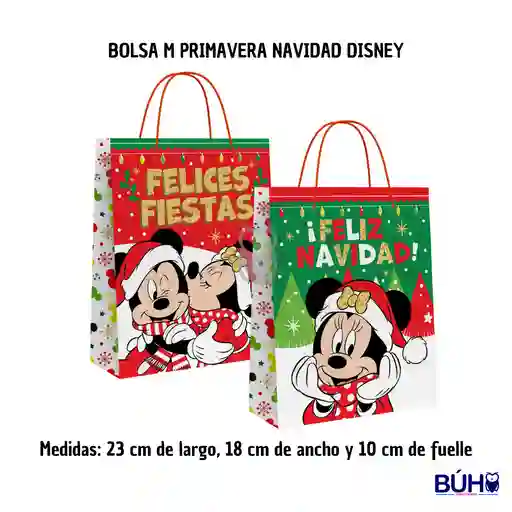 Bolsa Mediana Navidad Disney