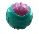 Juguete Para Perros Pelota Maciza Con Sonido Color Verde- Rosa