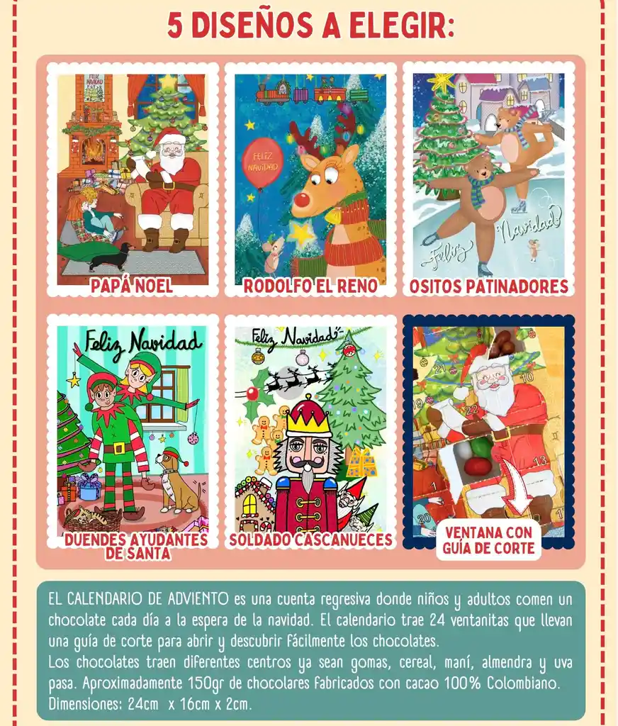 Calendario De Adviento Papá Noel