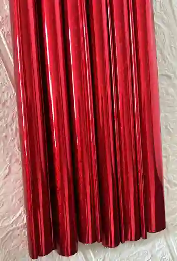 Papel Regalo Metalizado X10 Unidades Rojo