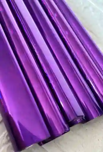 Papel Regalo Metalizado X10 Unidades Morado