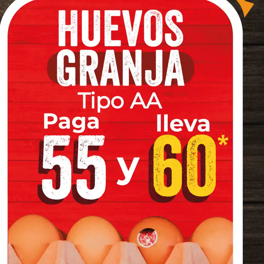 Promo Paga 55 Lleva 60 Unidades De Huevos Aa Santa Reyes Granja