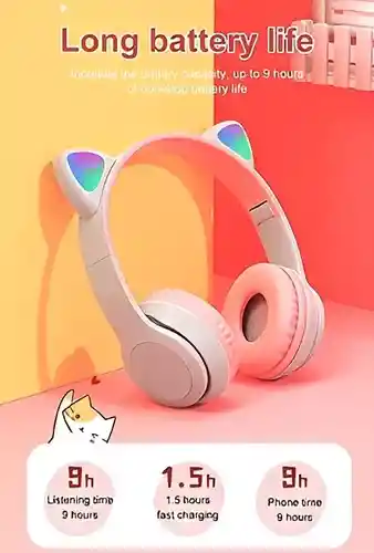 Diademas Bluetooth Gato Rgb