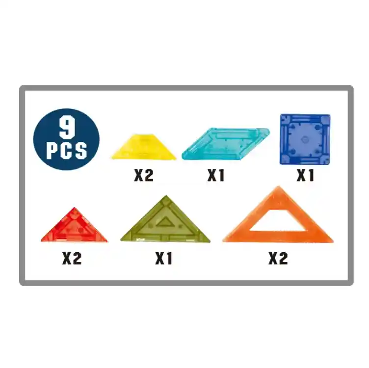 Tangram Magnético Imán Rompecabezas Didáctico Educativo