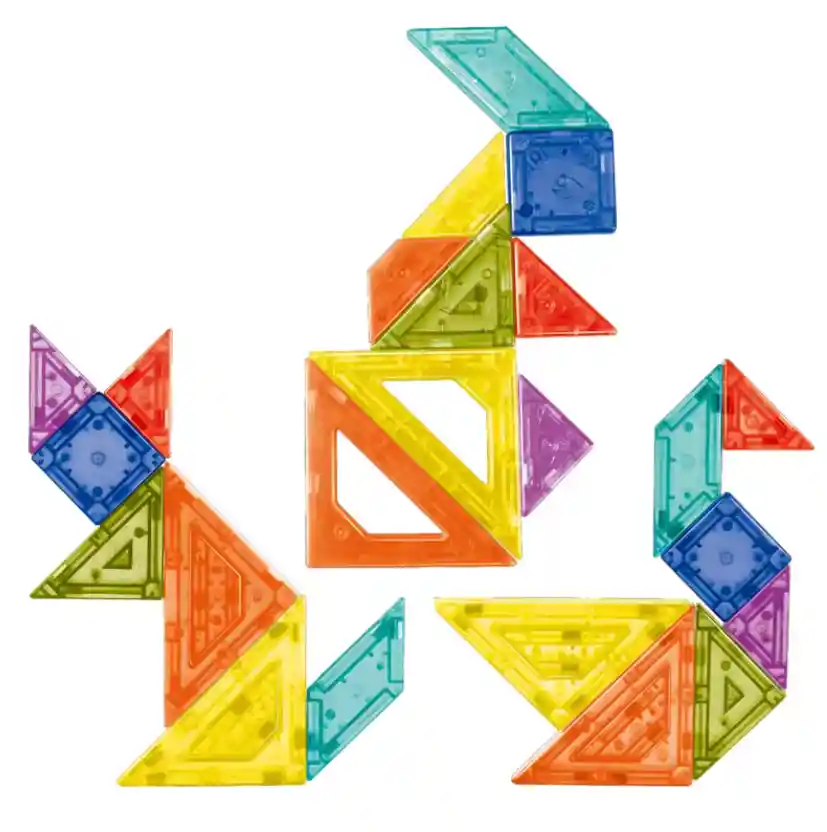 Tangram Magnético Imán Rompecabezas Didáctico Educativo