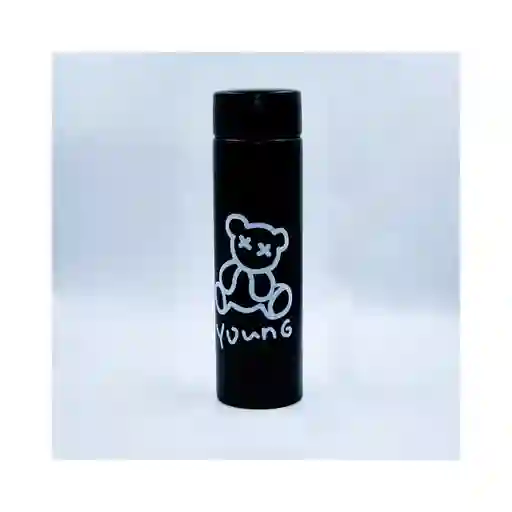 Termo Acero Inoxidable Bear 500ml Negro