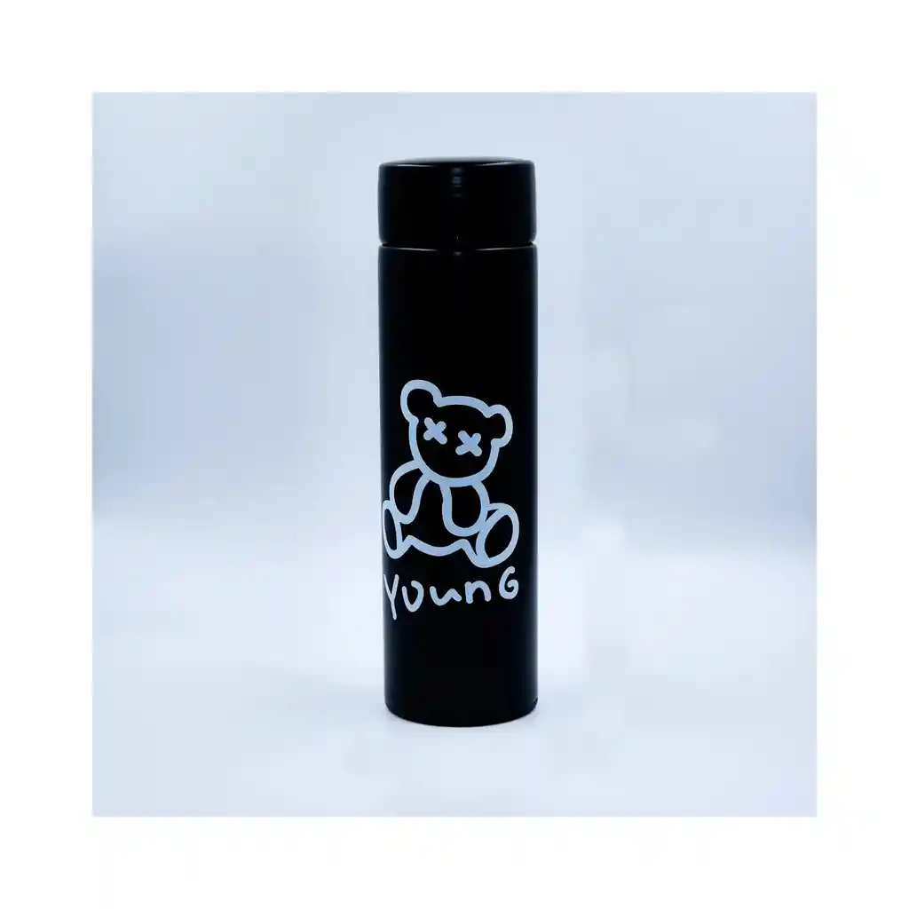 Termo Acero Inoxidable Bear 500ml Negro