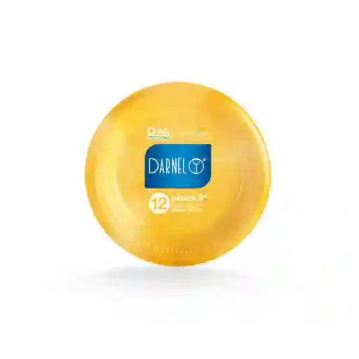 Plato Darnel 15.5 Cm Color Amarillo X 12 Unidades