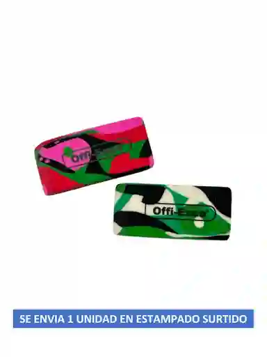 Borrador Estampado Camuflado Colores Surtidos Offi Esco Oe-120e