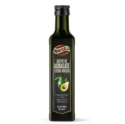 Aceite De Aguacate Extra Virgen X 250ml Monticello