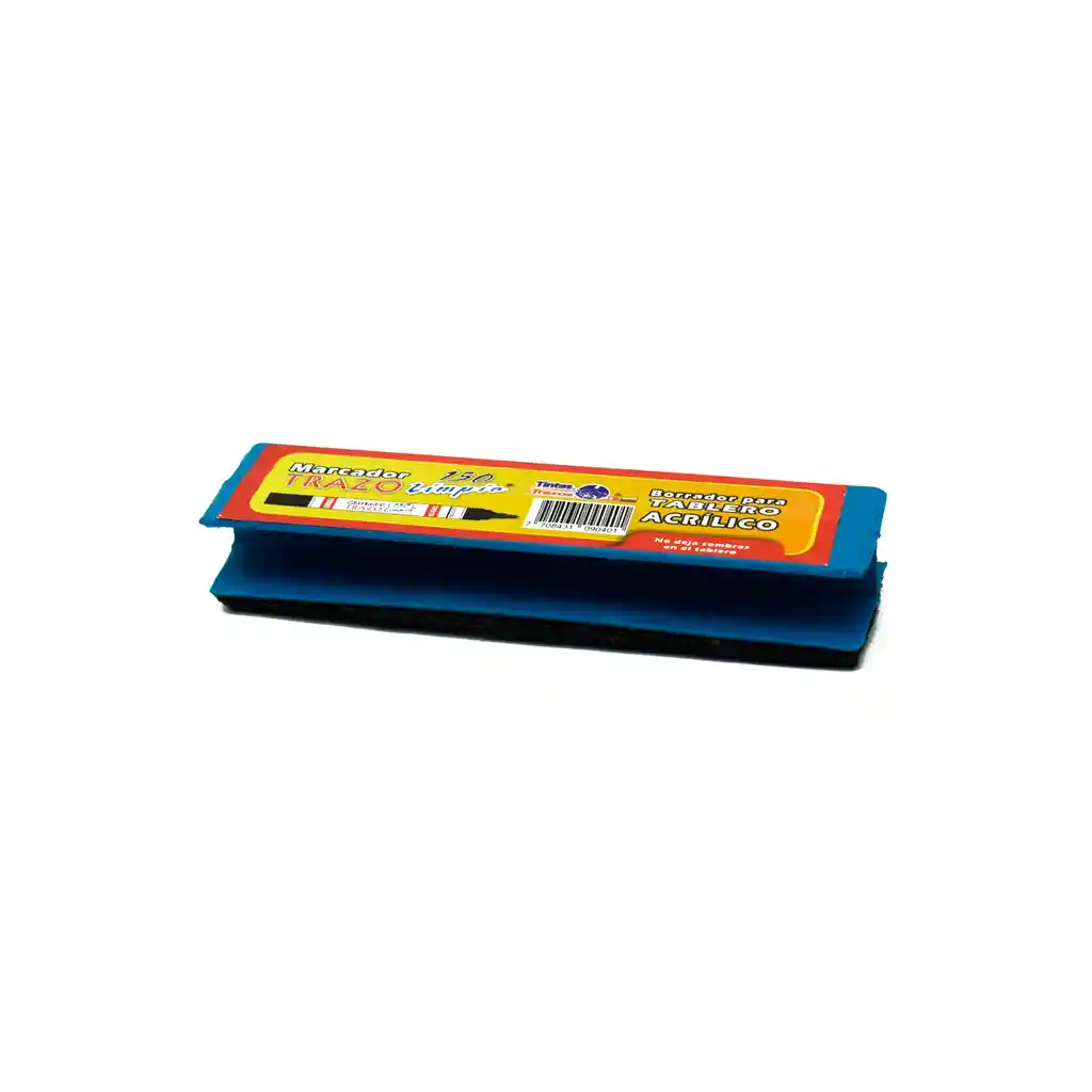 Borrador Para Tablero Acrilico Trazo Plastico Sencillo