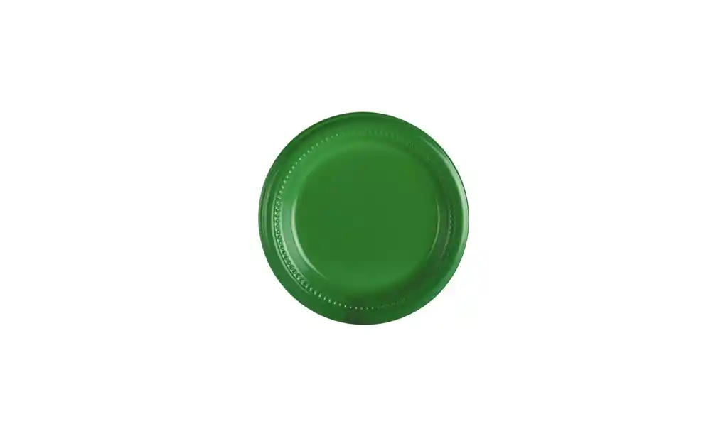 Plato Darnel 15.5 Cm Color Verde X 12 Unidades