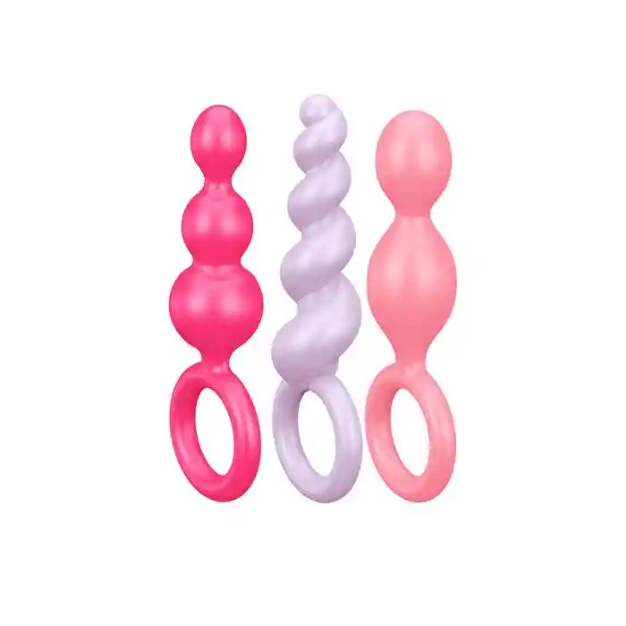 Set X3 Plugs Anales Booty Call Satisfyer