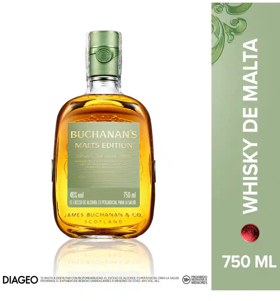 Buchanans Whisky Escocés De Malta Premium