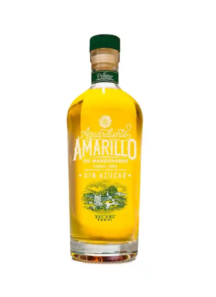 Aguardiente Amarillo De Manzanares Sin Azúcar