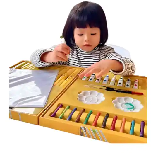 Set De Arte Completo: Maleta Creativa Con 68 Piezas Para Niños Y Artistas Principiantes