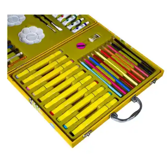 Set De Arte Completo: Maleta Creativa Con 68 Piezas Para Niños Y Artistas Principiantes