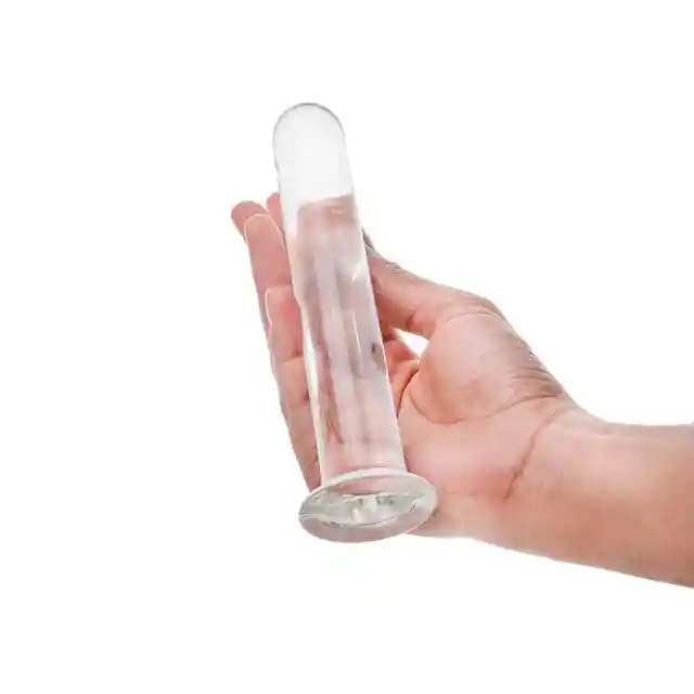 Dildo De Vidrio Matthew Transparente M