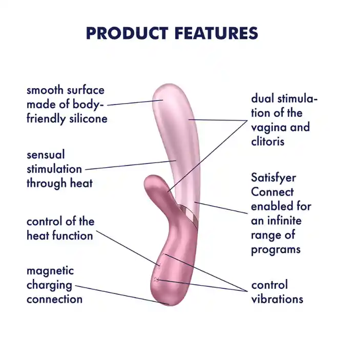 Vibrador Hot Lover - Térmico / Control Por App - Satisfyer