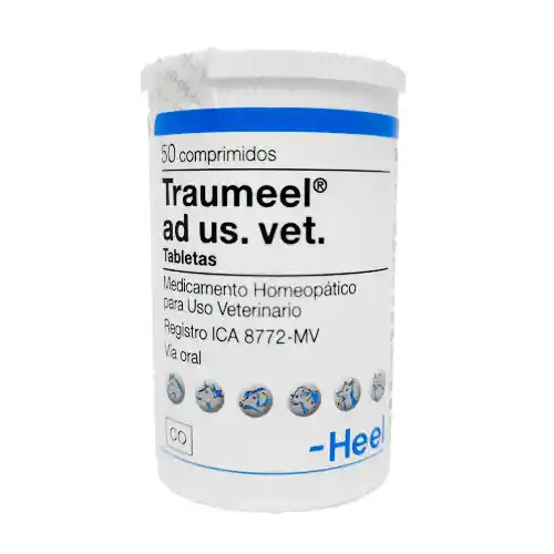 Heel - Traumeel Antiinflamatorio Natural Para Mascotas X 50 Comprimidos