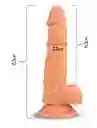 Dildo Pene Ultra Real Realista Denzel 19 Cm