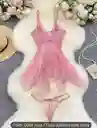 Vestido Rosado Princesa Sexy