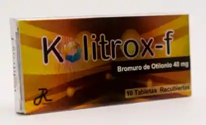 Bromuro De Otilonio 40 Mg 10 Tab Kolitrox F