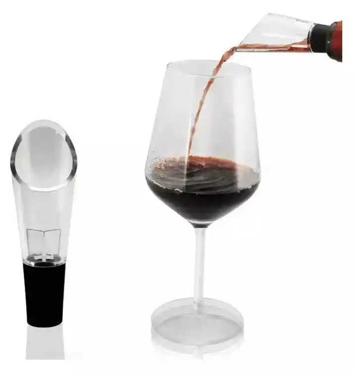 Tapón Para Vino Con Cierre Al Vacío Mini Filtro Portátil