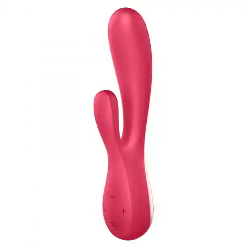 Vibrador Mono Flex Rabbit Rojo Con App Satisfyer