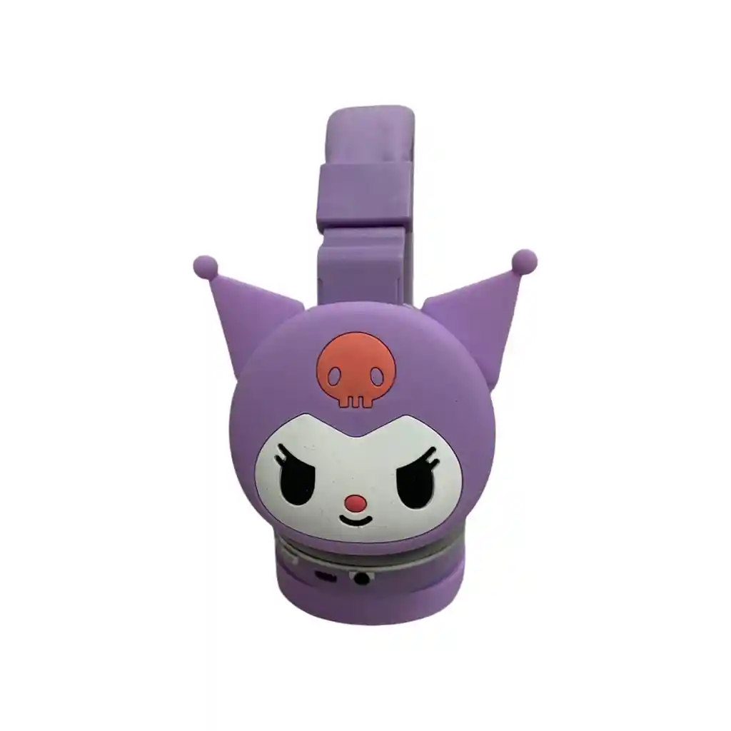 Audífono Diadema Bluetooth Inalámbrica Diseño Niña Kuromi Sanrio