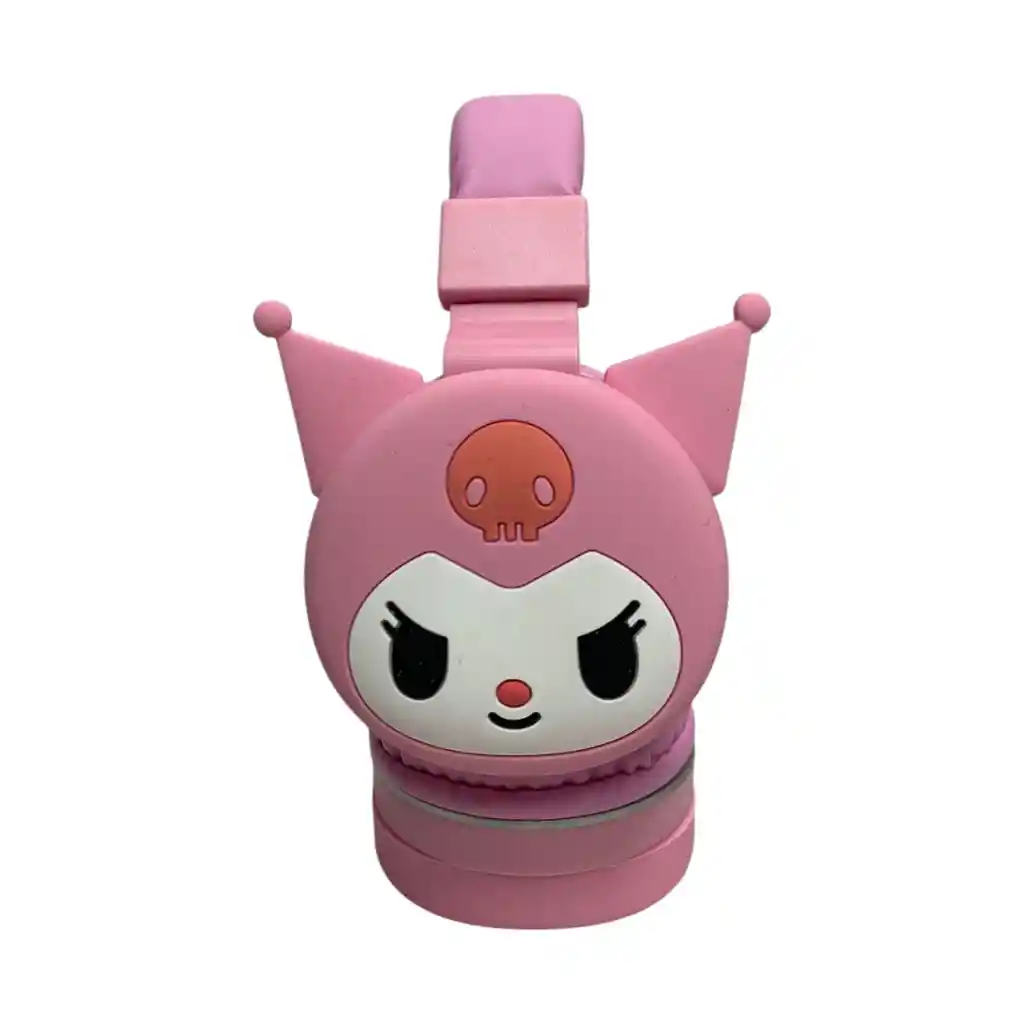 Audífono Diadema Bluetooth Inalámbrica Diseño Niña Kuromi Sanrio