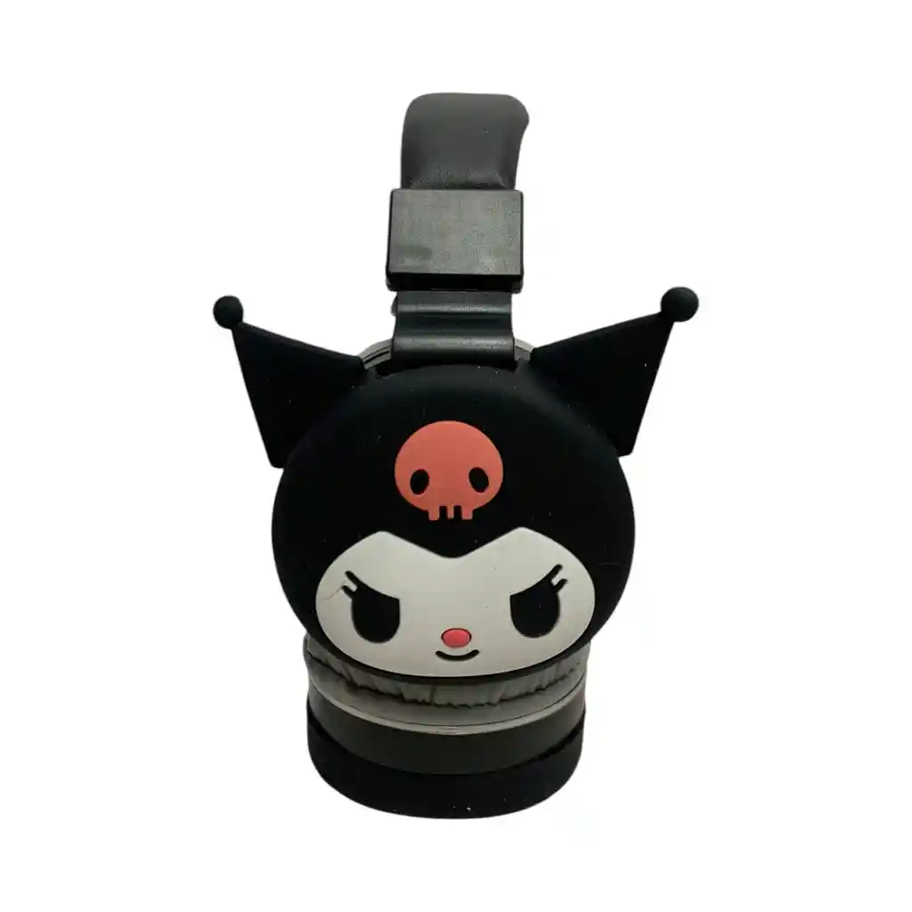 Audífono Diadema Bluetooth Inalámbrica Diseño Niña Kuromi Sanrio