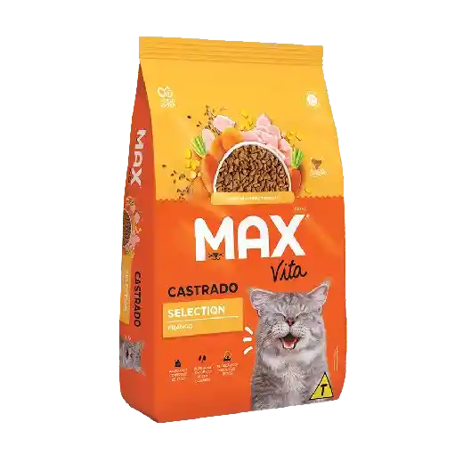 Max Para Gato Castrado 3 Kg Max Gatos Castrados 3 Kg Max Cat Esterilizado Max Vita Castrado 3 Kg