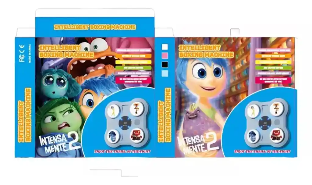 Máquina De Boxeo Musical Intensamente Para Niños Con Bt