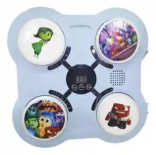 Máquina De Boxeo Musical Intensamente Para Niños Con Bt