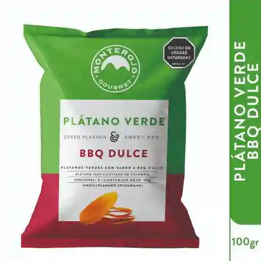 Plátano Verde Bbq Dulce 100g