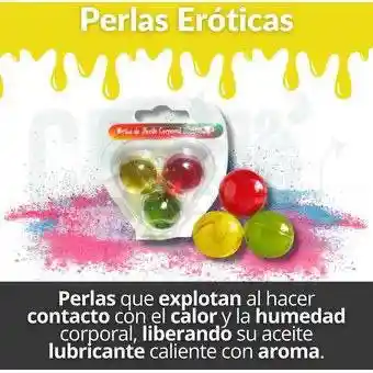 Perlas Lubricantes Comestibles X3 Unds