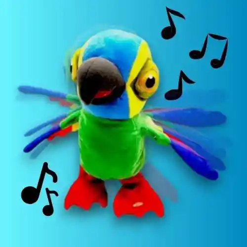 Lorito Pepe De Peluche🦜 Camina Y Canta🎶