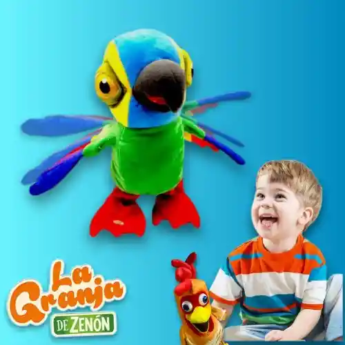 Lorito Pepe De Peluche🦜 Camina Y Canta🎶