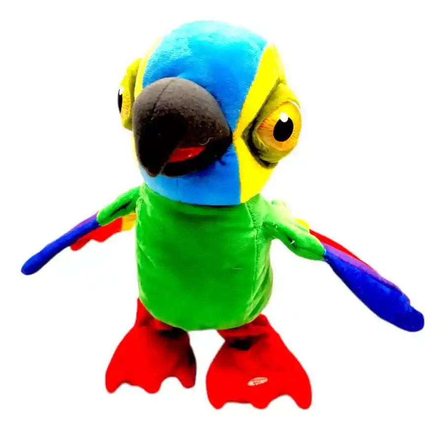 Lorito Pepe De Peluche🦜 Camina Y Canta🎶