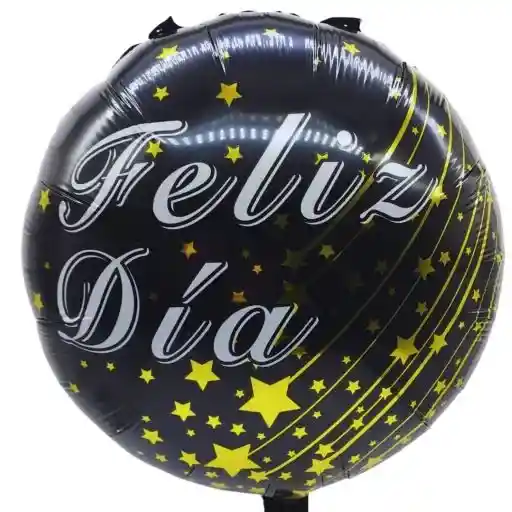 Globo Metalizado De Feliz Dia 18"