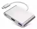 Convertidor Usb 3.1 (tipo C) A Hdmi+usb 3.0+tipo C