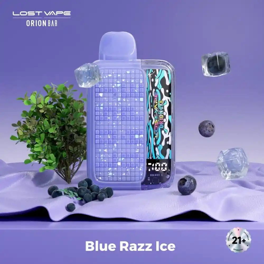 Vaper Lost Vape Orion 10,000 Puffs Blue Razz Ice