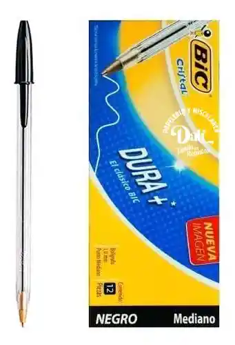 Esfero Bic Cristal Negro 1.0mm
