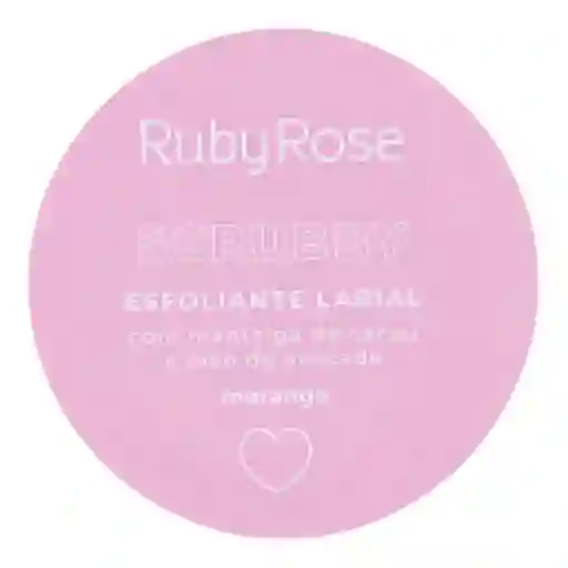 Exfoliante De Labios Scrubby Sabor Morango Ruby Rose