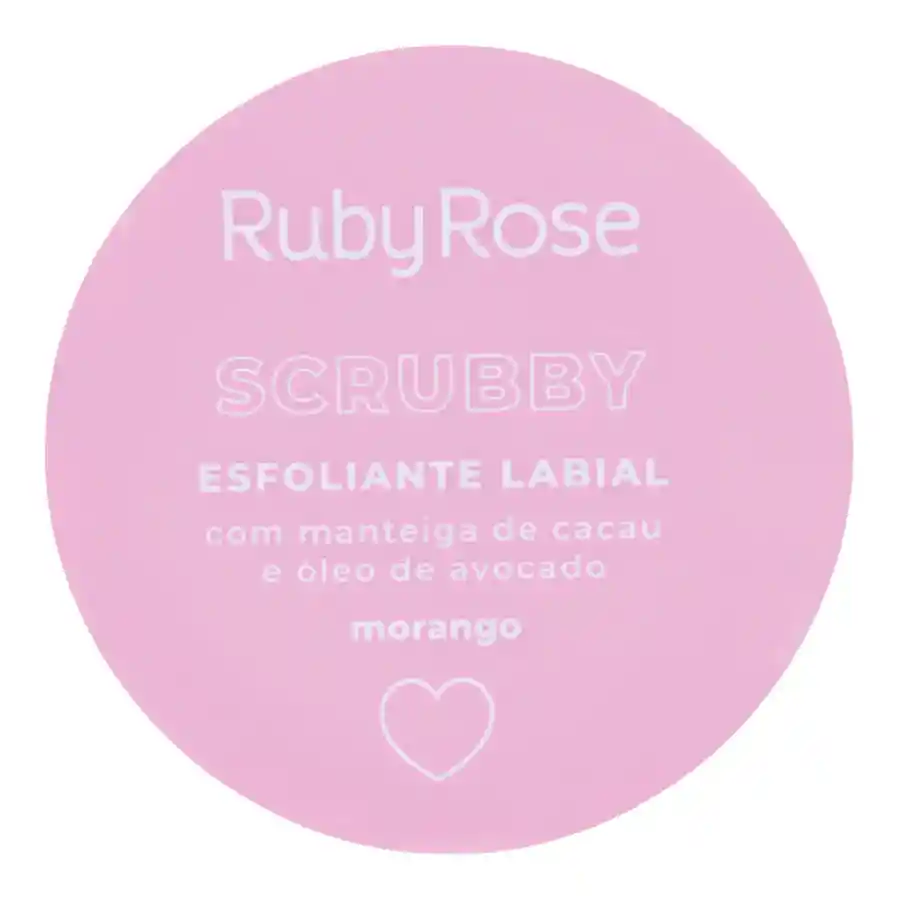 Exfoliante De Labios Scrubby Sabor Morango Ruby Rose